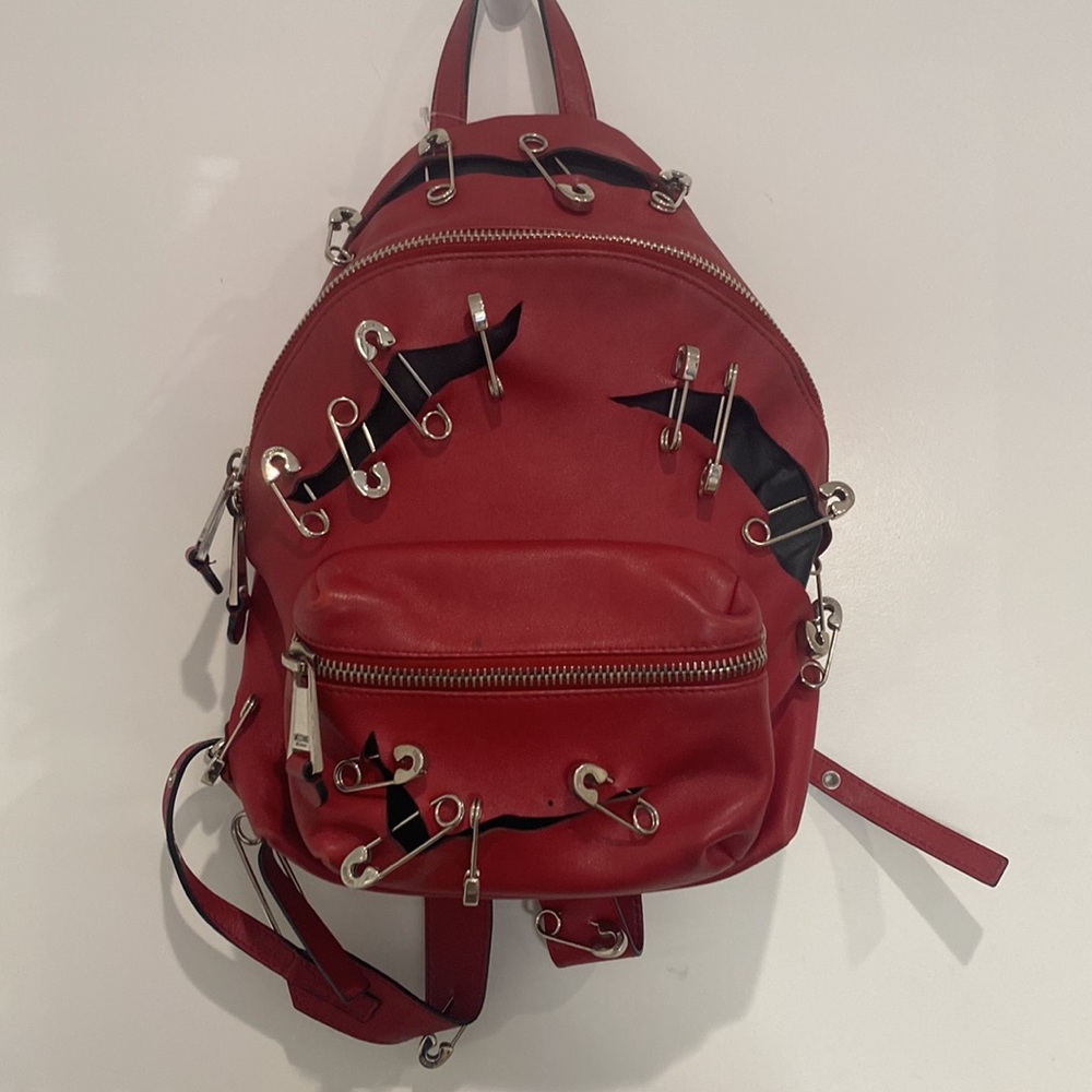 Moschino safety pin backpack